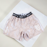 Eryx Desert Camo High Split Shorts