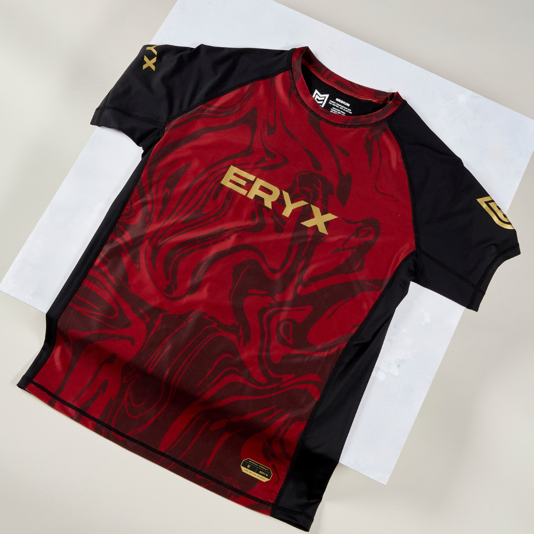Eryx Red Marble MMA Tee