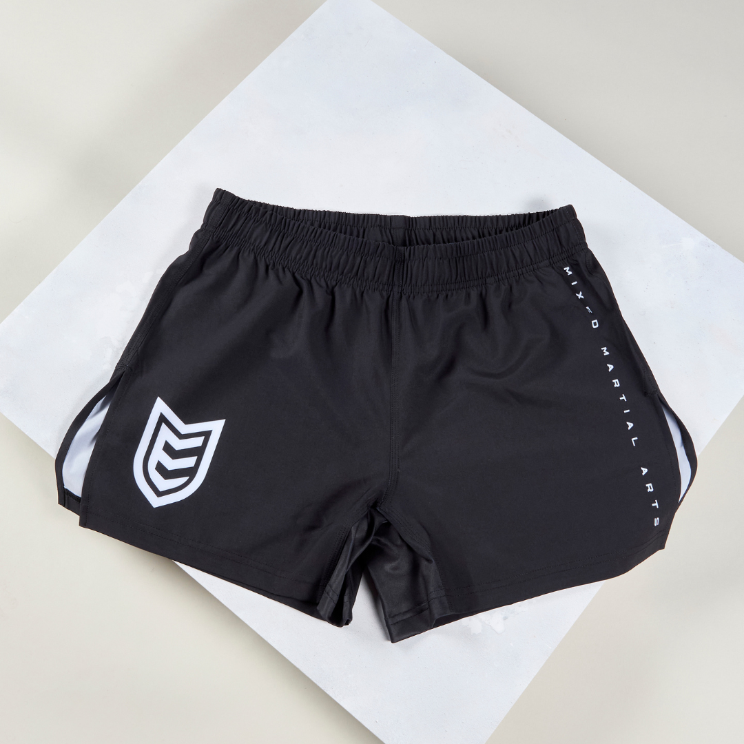 Eryx Black Essential MMA Shorts