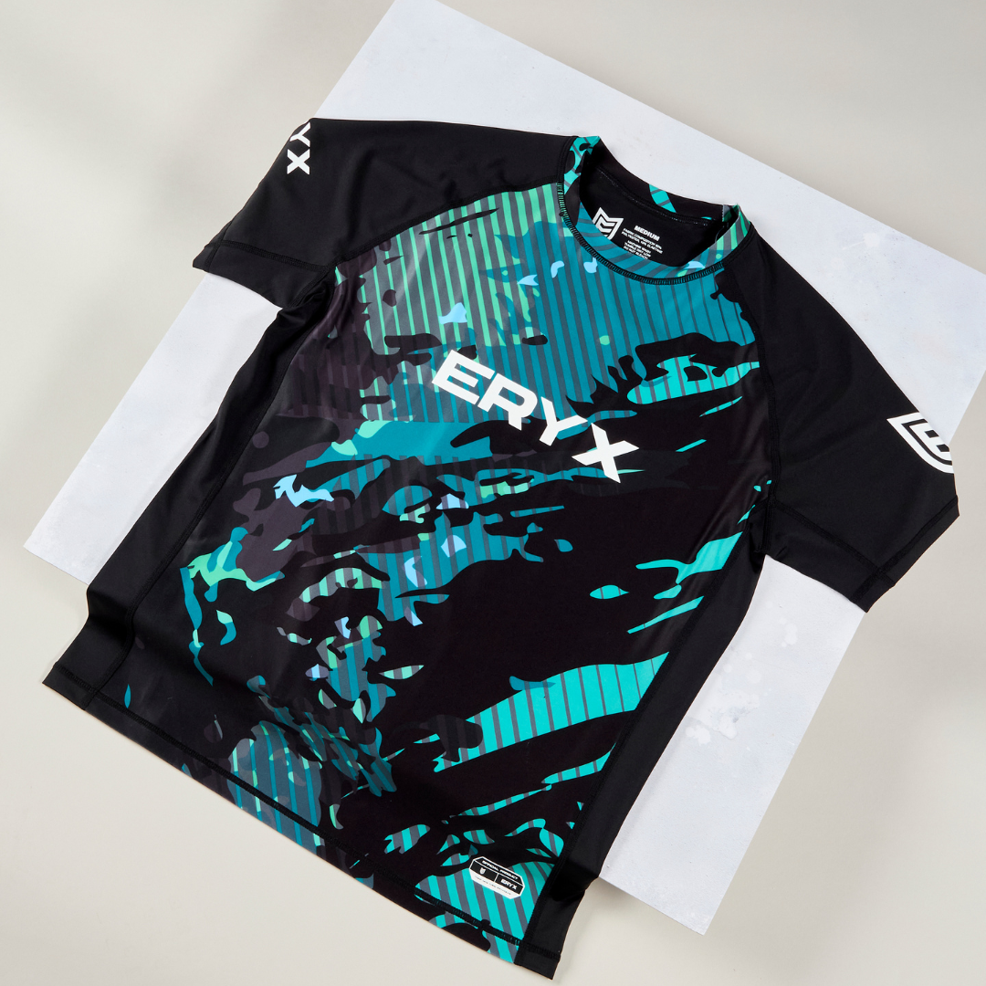 Eryx Teal Carbon MMA Tee