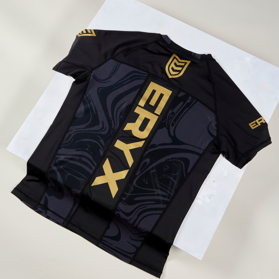 Eryx Black Marble MMA Tee