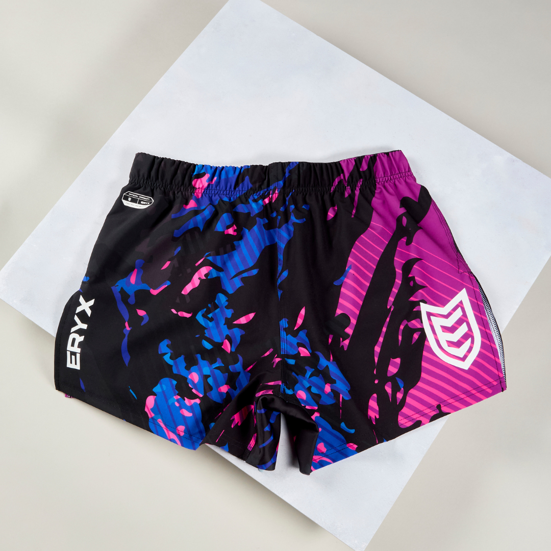 Eryx Purple Carbon MMA Shorts