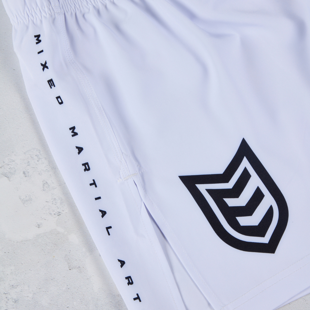 Eryx White Essential MMA Shorts