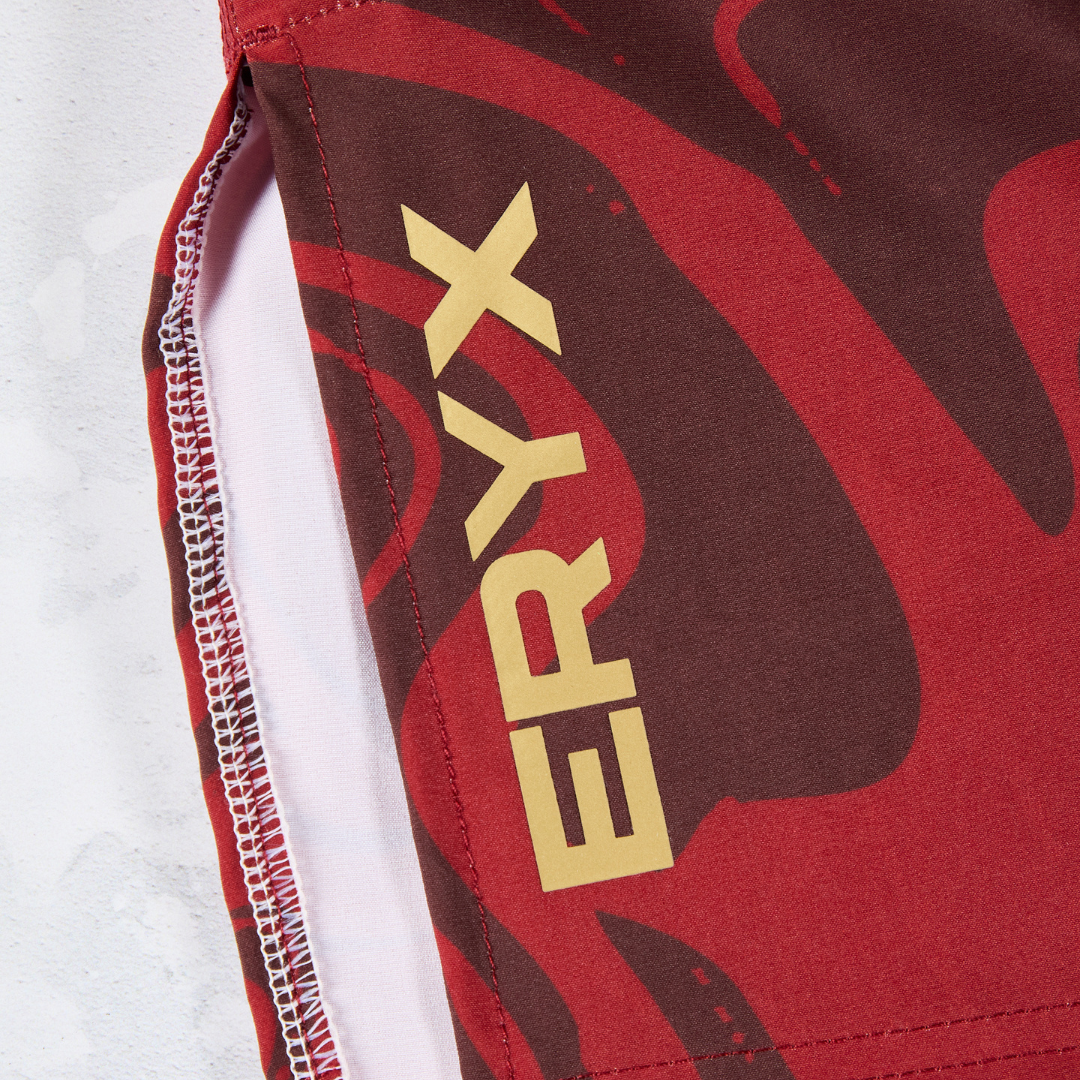 Eryx Red Marble MMA Shorts