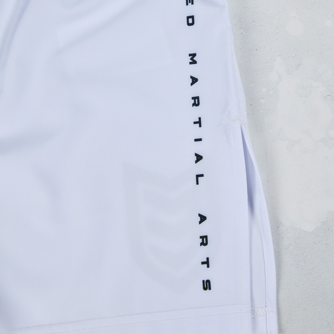 Eryx White Essential MMA Shorts