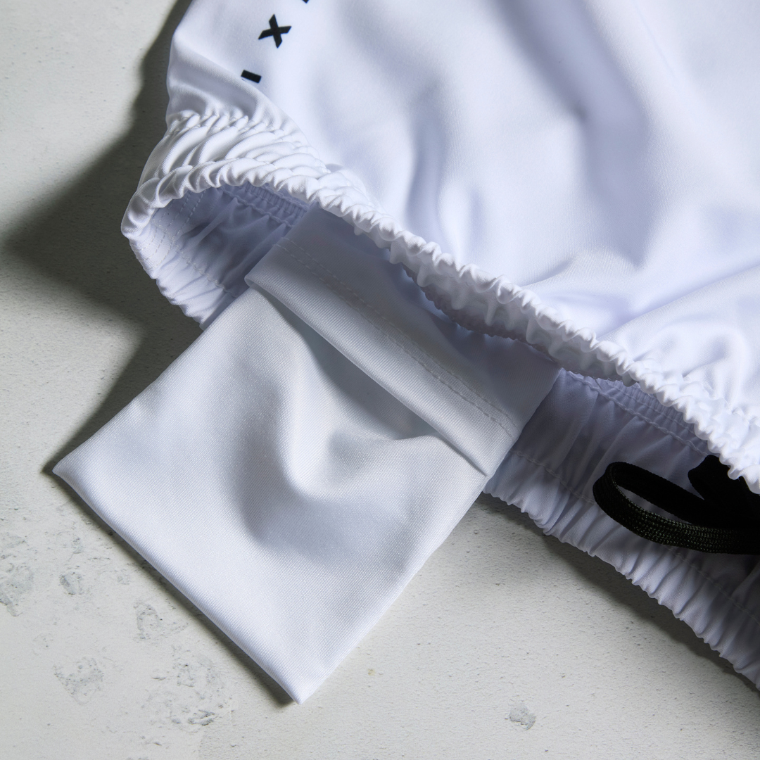Eryx White Essential MMA Shorts