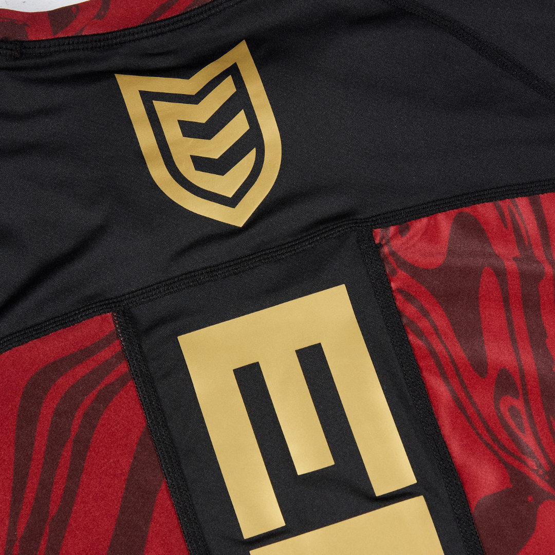 Eryx Red Marble MMA Tee