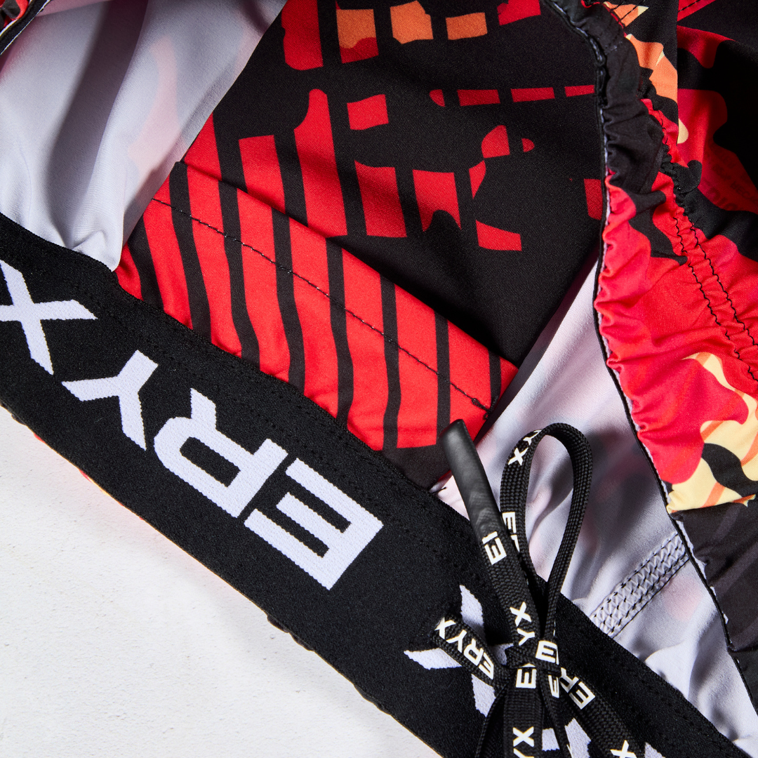 Eryx Red Carbon MMA Shorts