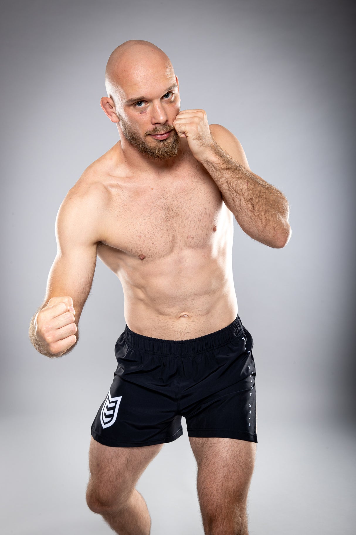 Eryx Black Essential MMA Shorts