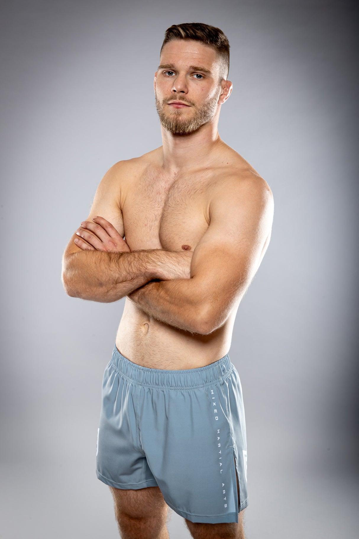 Eryx Grey Essential MMA Shorts