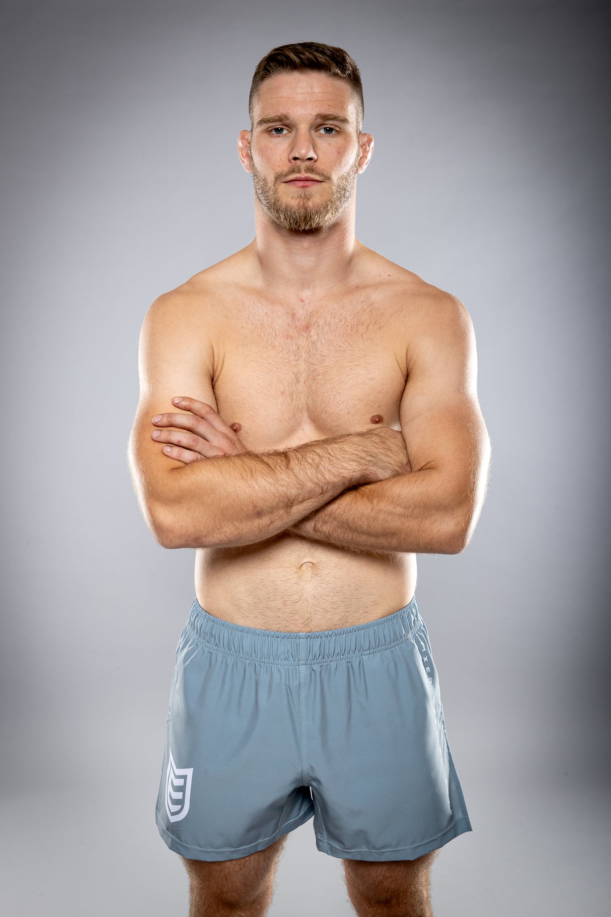 Eryx Grey Essential MMA Shorts