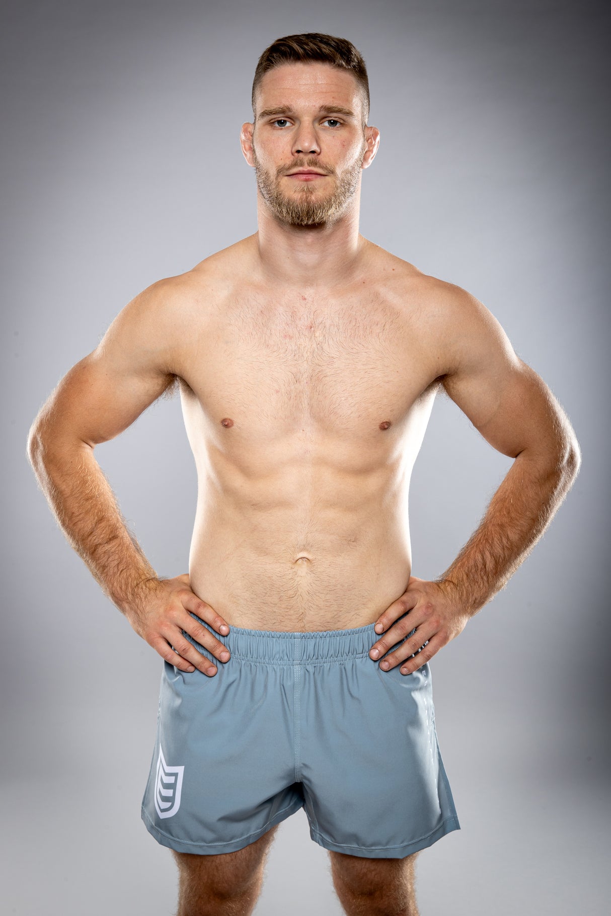 Eryx Grey Essential MMA Shorts