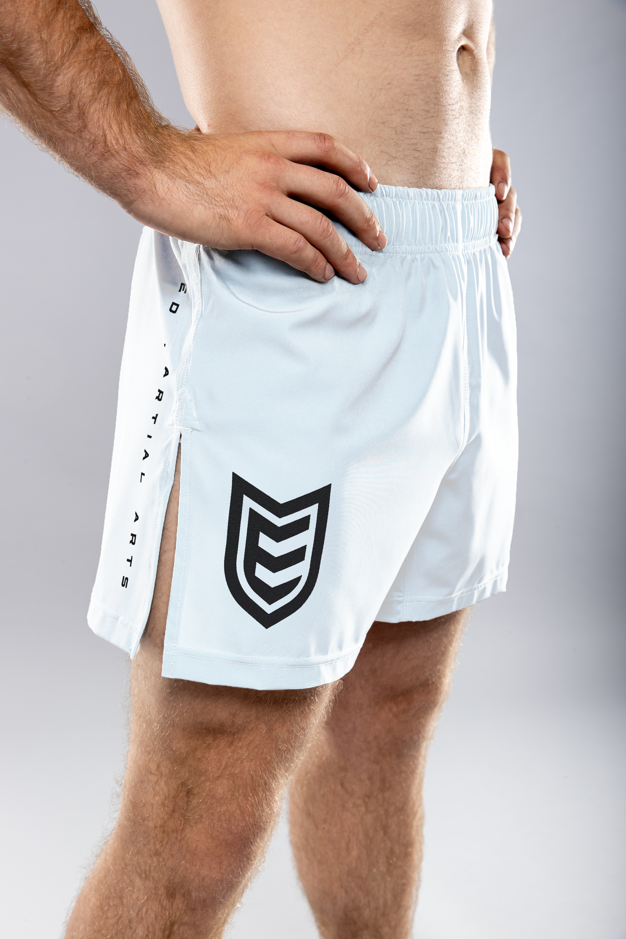 Eryx White Essential MMA Shorts