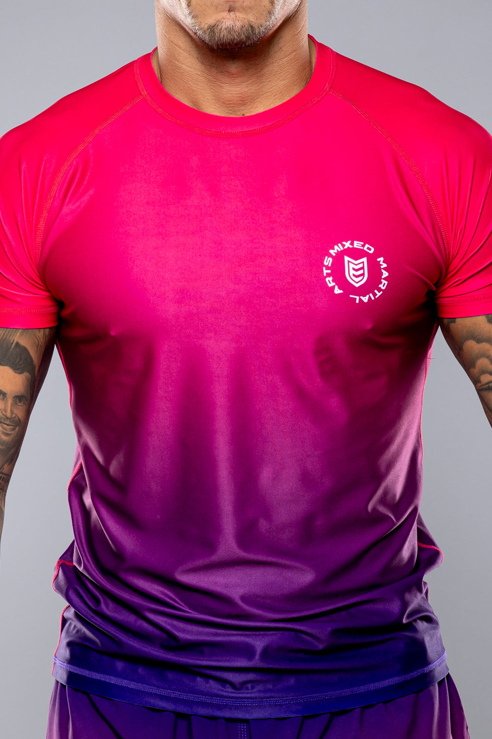 Eryx Pink Gradient MMA Tee