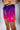 Eryx Pink Gradient High Split MMA Shorts
