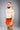 Eryx Orange Gradient High Split MMA Shorts