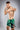 Eryx Green Flatline Hybrid MMA Shorts