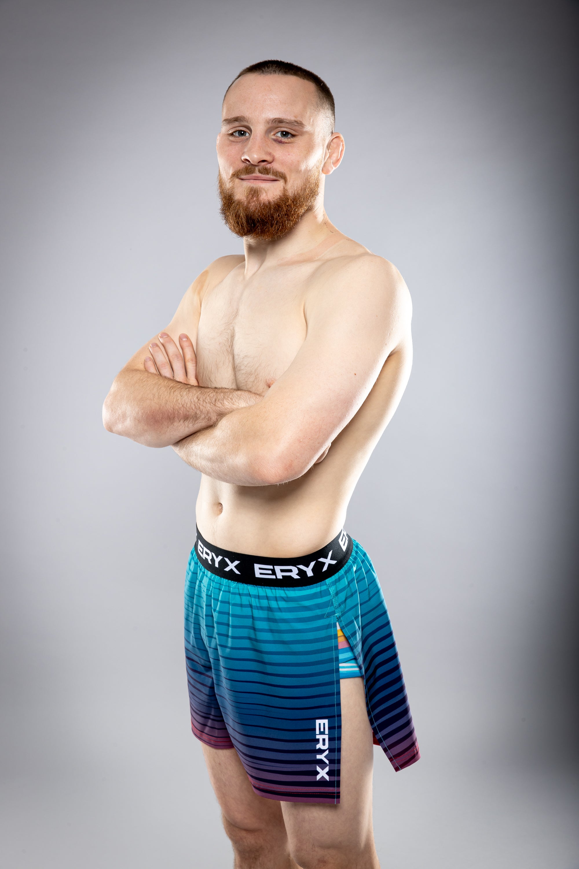 Eryx Dusk High Split MMA Shorts