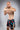 Eryx Blue/Red Flatline High Split MMA Shorts