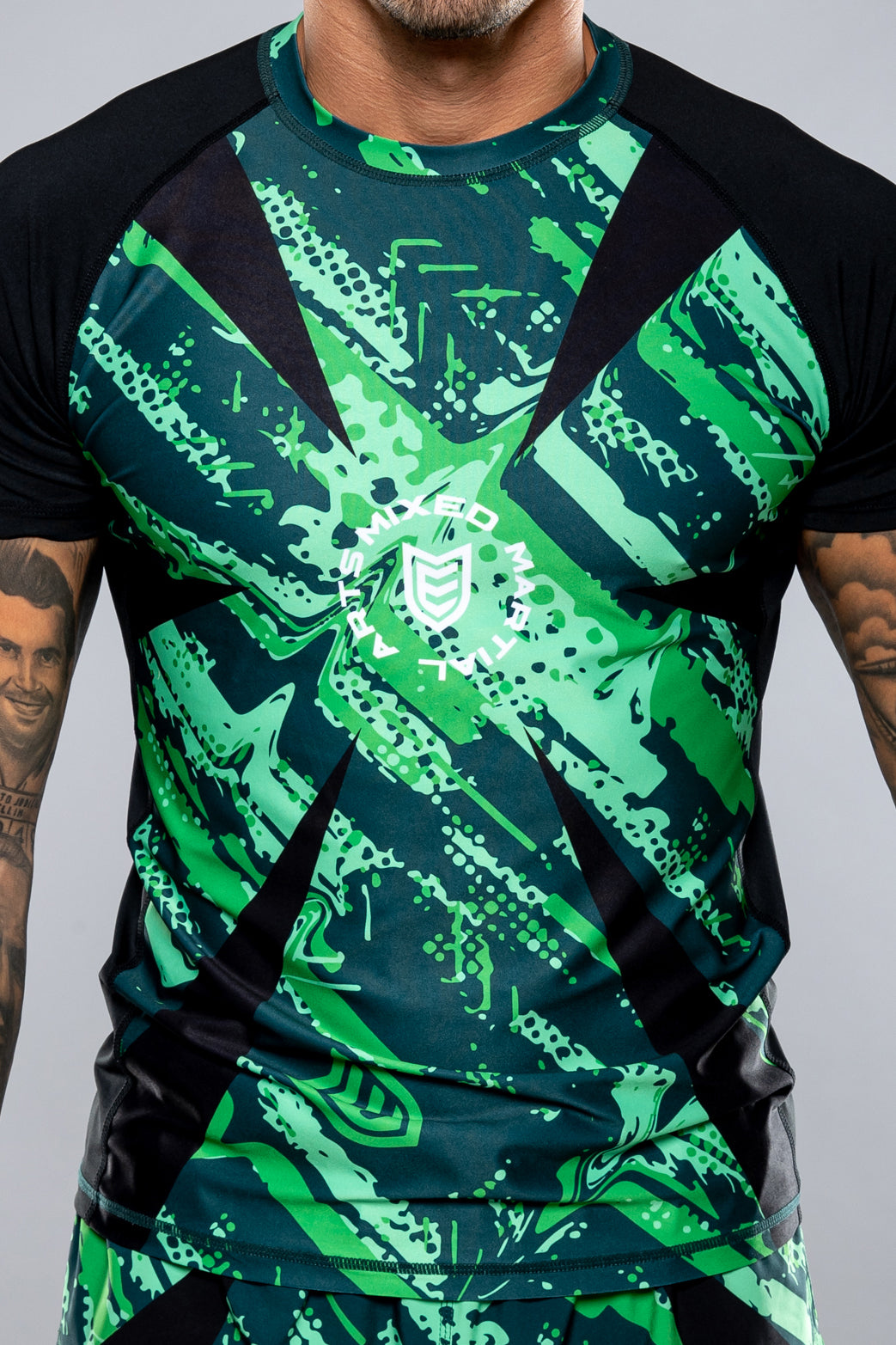 Eryx Green Flatline MMA Tee