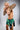 Eryx Green Flatline High Split MMA Shorts