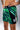 Eryx Green Flatline High Split MMA Shorts