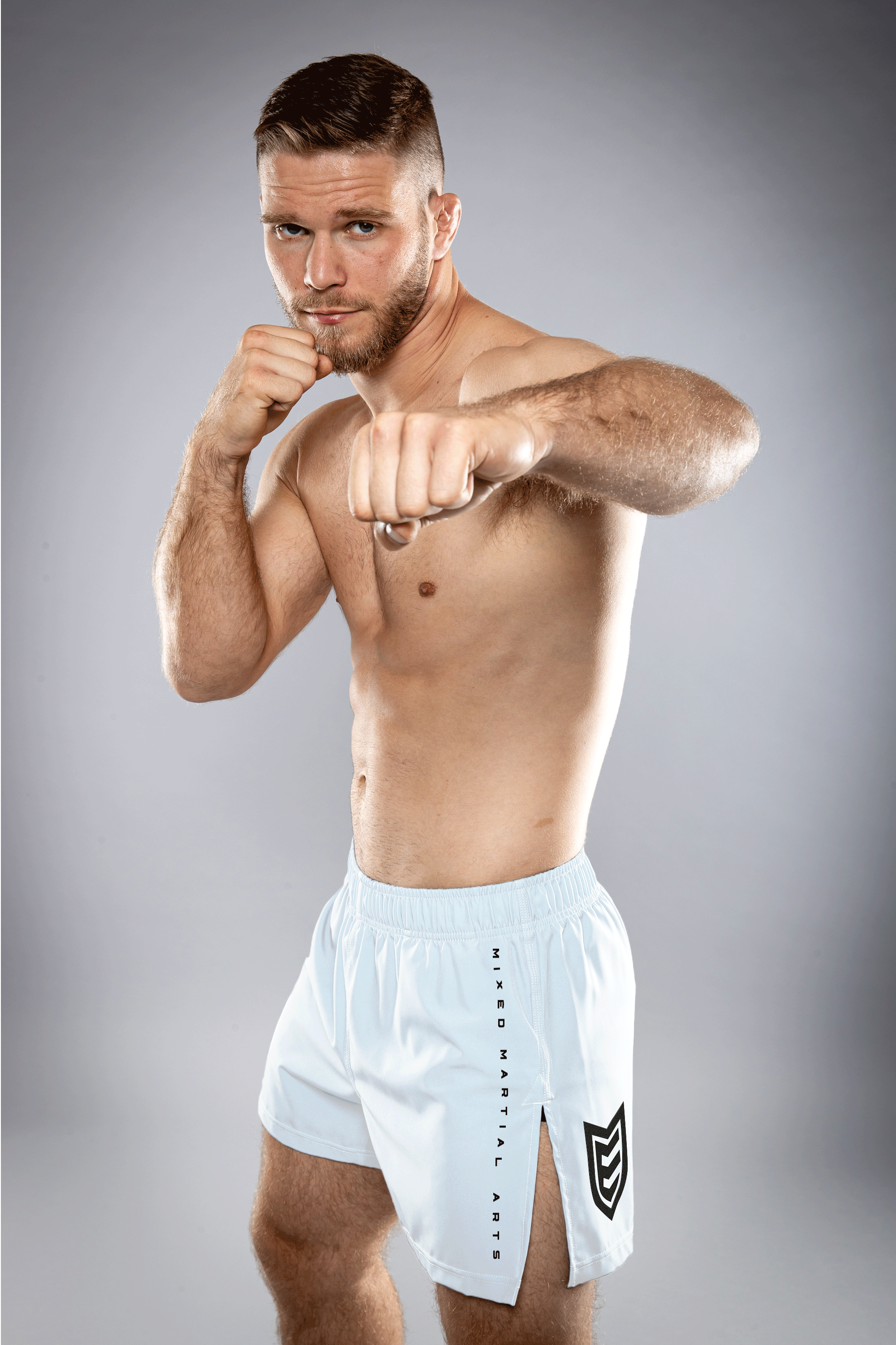 Eryx White Essential MMA Shorts