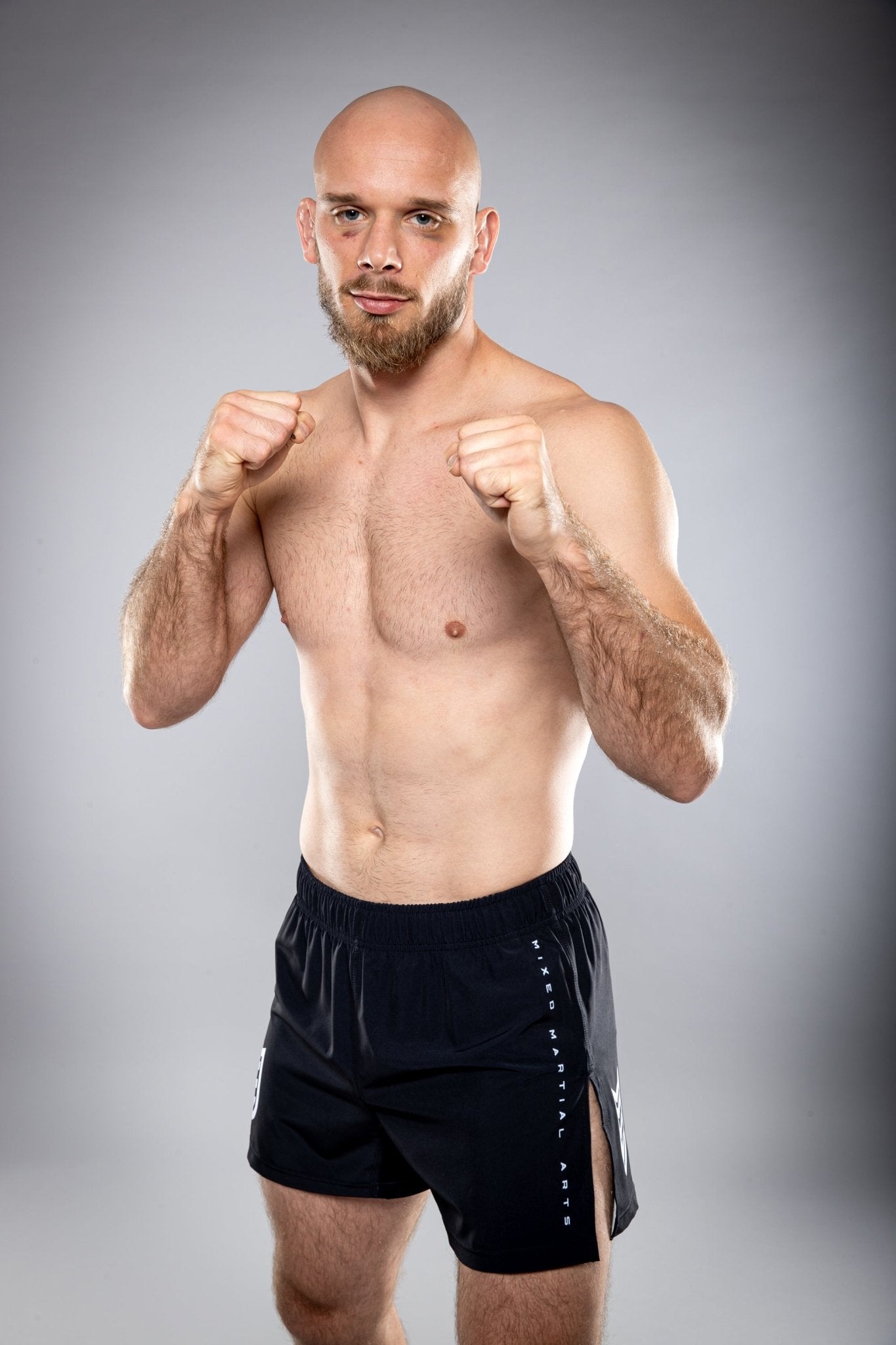 Eryx Black Essential MMA Shorts - Eryxgear