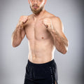 Eryx Black Essential MMA Shorts - Eryxgear