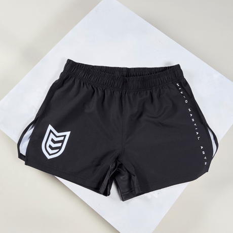 Eryx Black Essential MMA Shorts - Eryxgear
