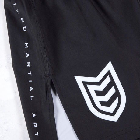 Eryx Black Essential MMA Shorts - Eryxgear