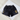 Eryx Black Marble High Split Shorts - Eryxgear