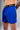 Eryx Blue Essential High Split MMA Shorts - Eryxgear