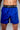 Eryx Blue Essential High Split MMA Shorts - Eryxgear