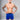 Eryx Blue Essential High Split MMA Shorts - Eryxgear