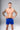 Eryx Blue Essential High Split MMA Shorts - Eryxgear