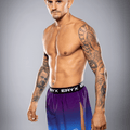 Eryx Blue Gradient High Split MMA Shorts - Eryxgear