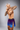 Eryx Blue Gradient High Split MMA Shorts - Eryxgear