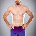 Eryx Blue Gradient Hybrid MMA Shorts - Eryxgear