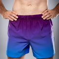 Eryx Blue Gradient Hybrid MMA Shorts - Eryxgear