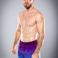 Eryx Blue Gradient Hybrid MMA Shorts - Eryxgear