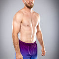 Eryx Blue Gradient Hybrid MMA Shorts - Eryxgear