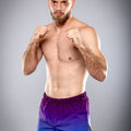 Eryx Blue Gradient Hybrid MMA Shorts - Eryxgear