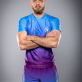 Eryx Blue Gradient MMA Tee - Eryxgear