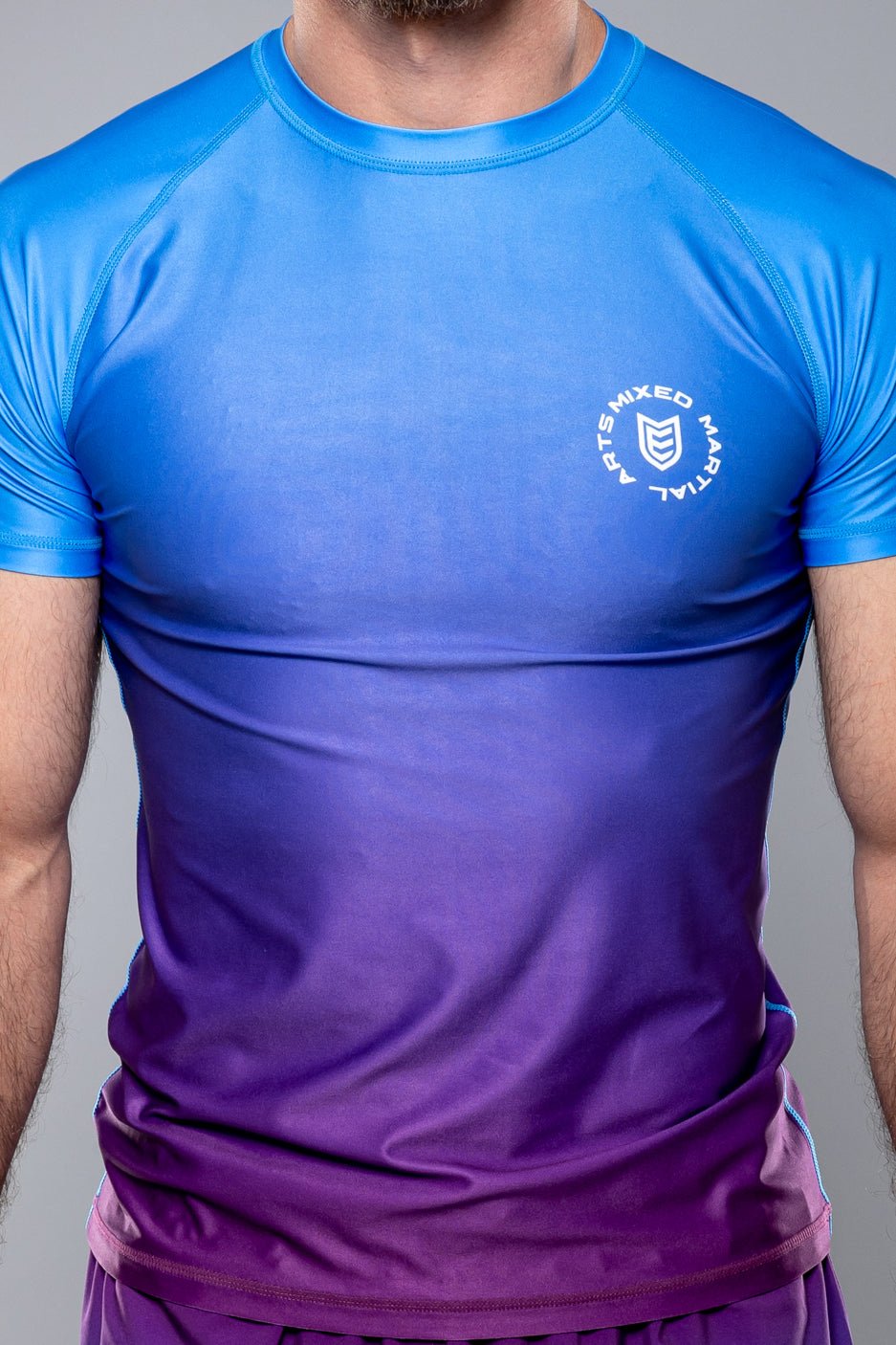 Eryx Blue Gradient MMA Tee - Eryxgear