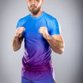Eryx Blue Gradient MMA Tee - Eryxgear