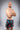 Eryx Blue/Red Flatline High Split MMA Shorts - Eryxgear