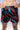 Eryx Blue/Red Flatline Hybrid MMA Shorts - Eryxgear
