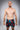 Eryx Blue/Red Flatline Hybrid MMA Shorts - Eryxgear