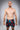 Eryx Blue/Red Flatline Hybrid MMA Shorts - Eryxgear